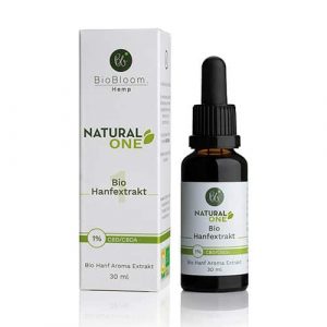 Bio Hanfextrakt-BioBloom-Natural one-CBD Öl-1%