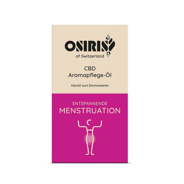 Osiris-Menstruation-CBD Aromapflege Öl-10ml-Entspannung-Frau-Hautöl