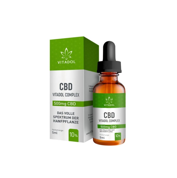 Vitadol Complex – Bio CBD Öl 10% (500mg) – 5ml